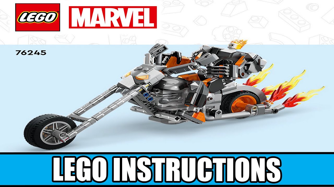 LEGO Instructions | Marvel Super Heroes | 76245 | Ghost Rider Mech & Bike