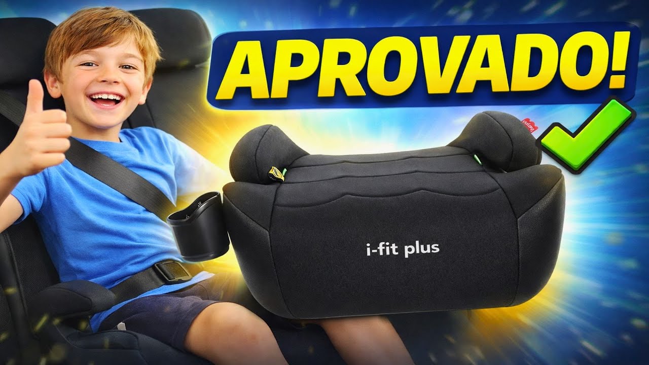 Cadeirinha Booster i-Fit Plus i-Size Fisher Price com Isofix: Melhor Achadinho Amazon para Carro!🚗✨