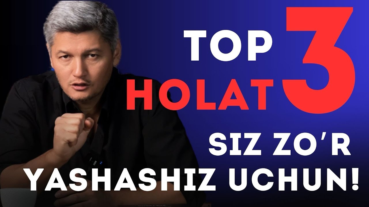 3 ta holat borki sizni hayotingizni zo'r qiladigan narsa!Dilshod Mannopov bn birga #psixolog #soglik