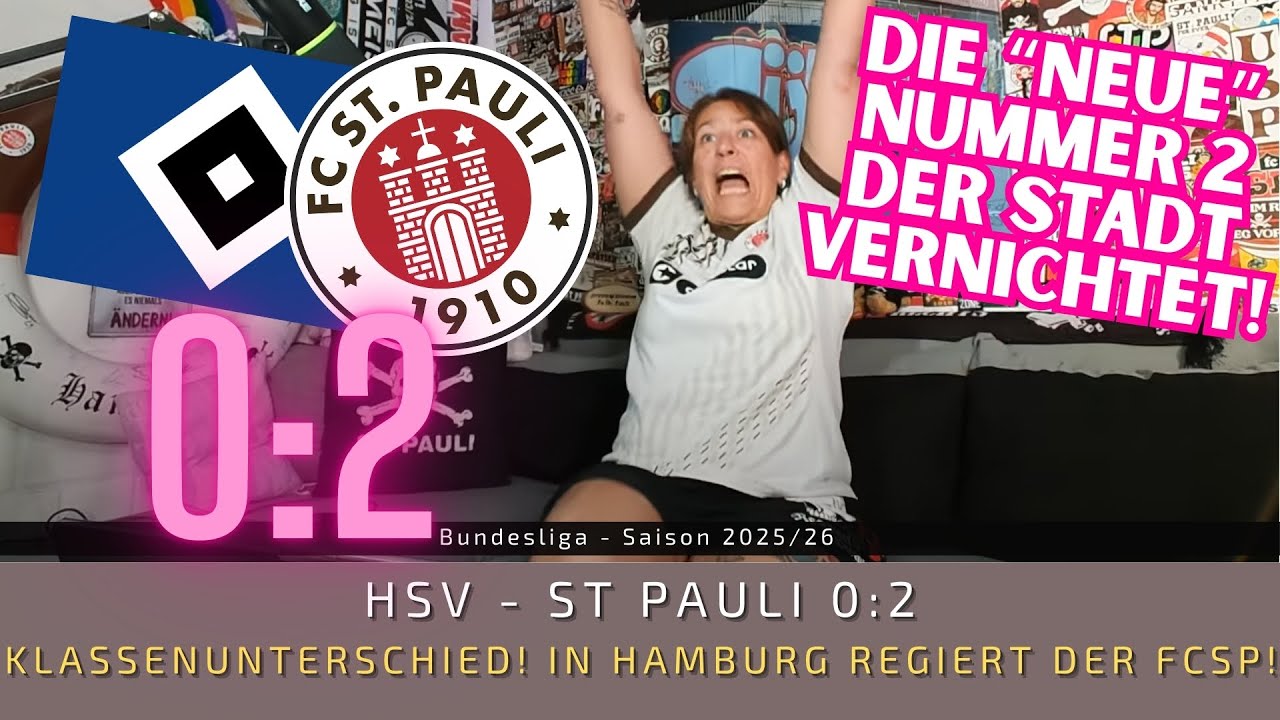 🔴 HSV - St Pauli 0:2  - DERBYSIEGER! | Die neue Nummer 2 der Stadt VERNICHTET!