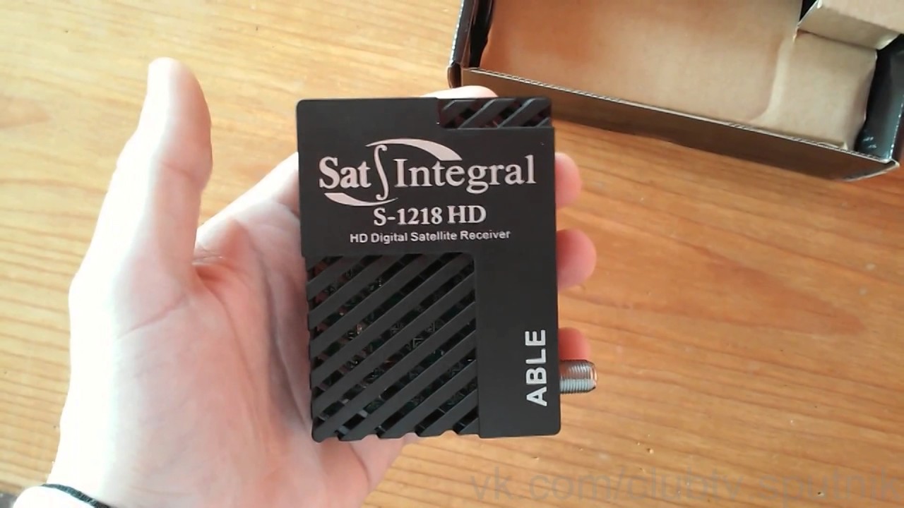 Обзор ресивера ► Sat-Integral S-1218 HD ABLE