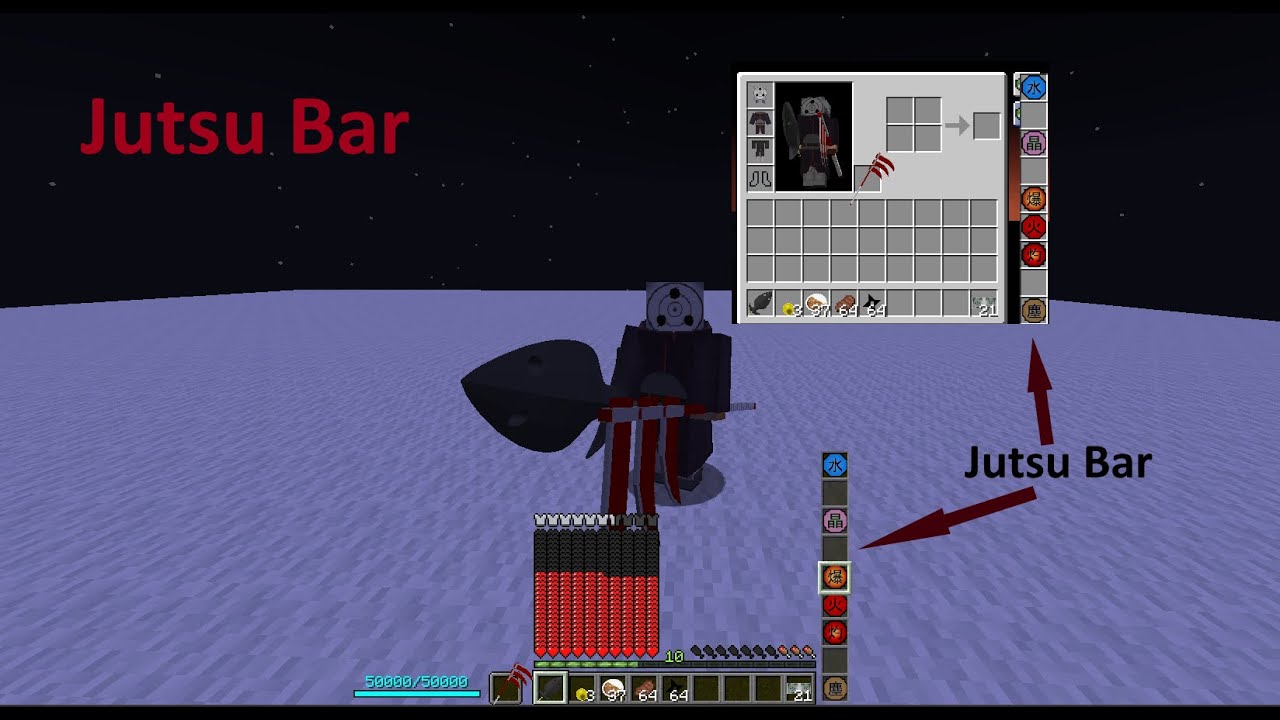 JUTSU BAR | Addon Ahznb's Naruto Mod