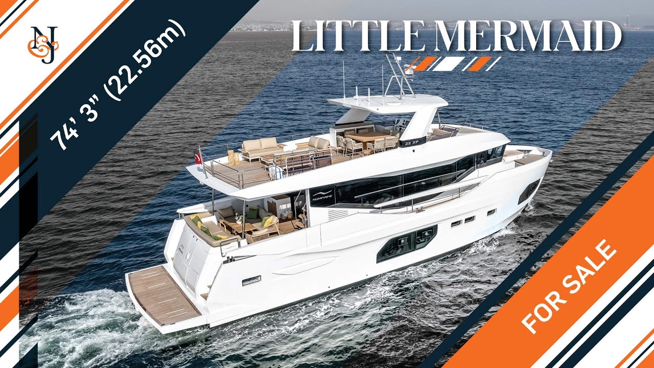 M/Y LITTLE MERMAID for Sale | 74’ (22.6m) Numarine Yacht
