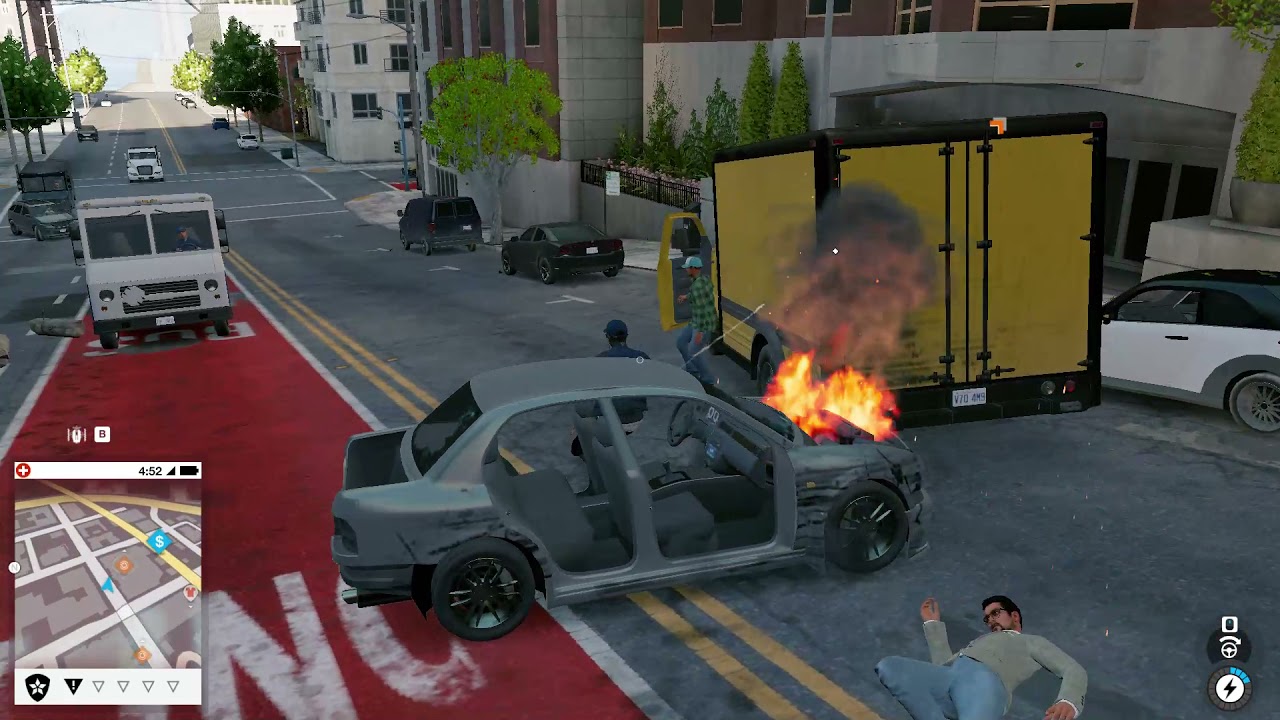 Watch dogs 2 Saving People From Zombie Attack Viruses