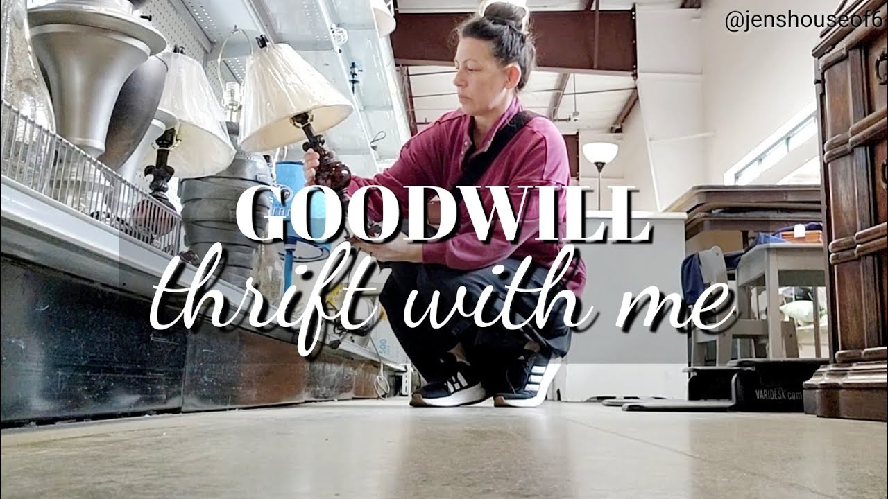 ALL DAY Thrift With Me +Haul GOODWILL | #thrifting #goodwillhaul #thrifthaul