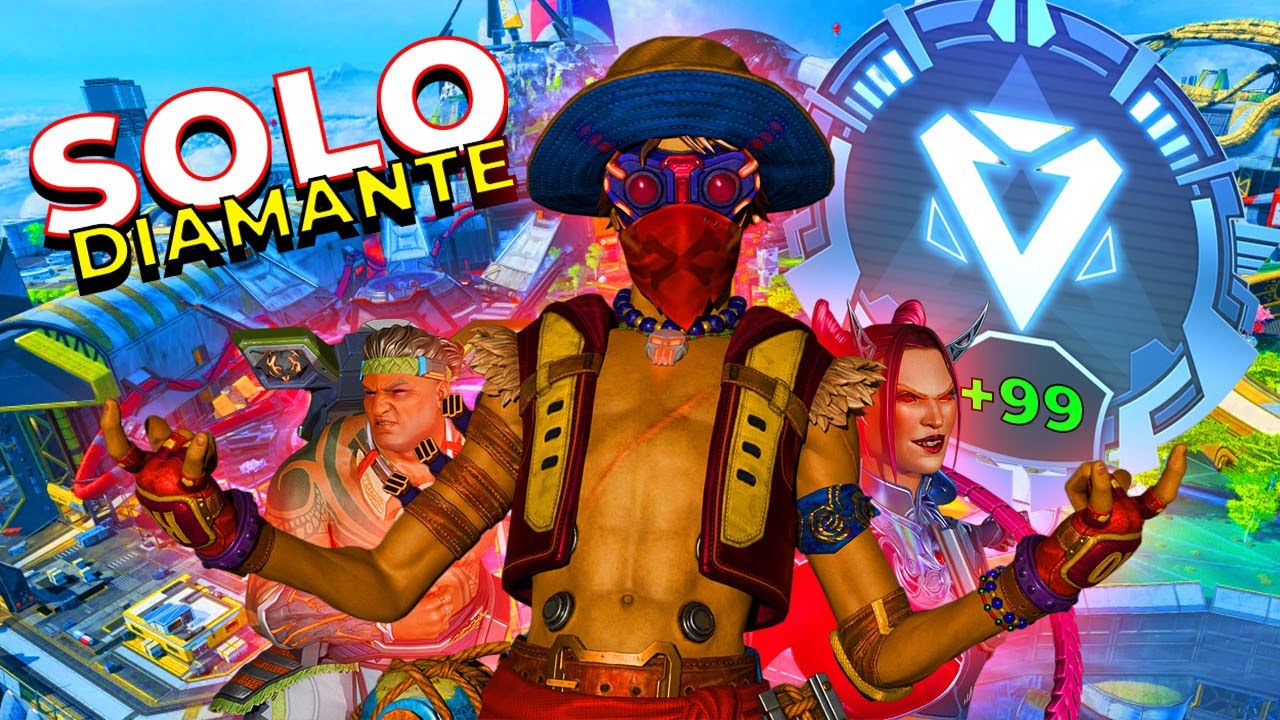 asi LLEGUE A DIAMANTE jugando RANKEDS SOLO en APEX LEGENDS 💎