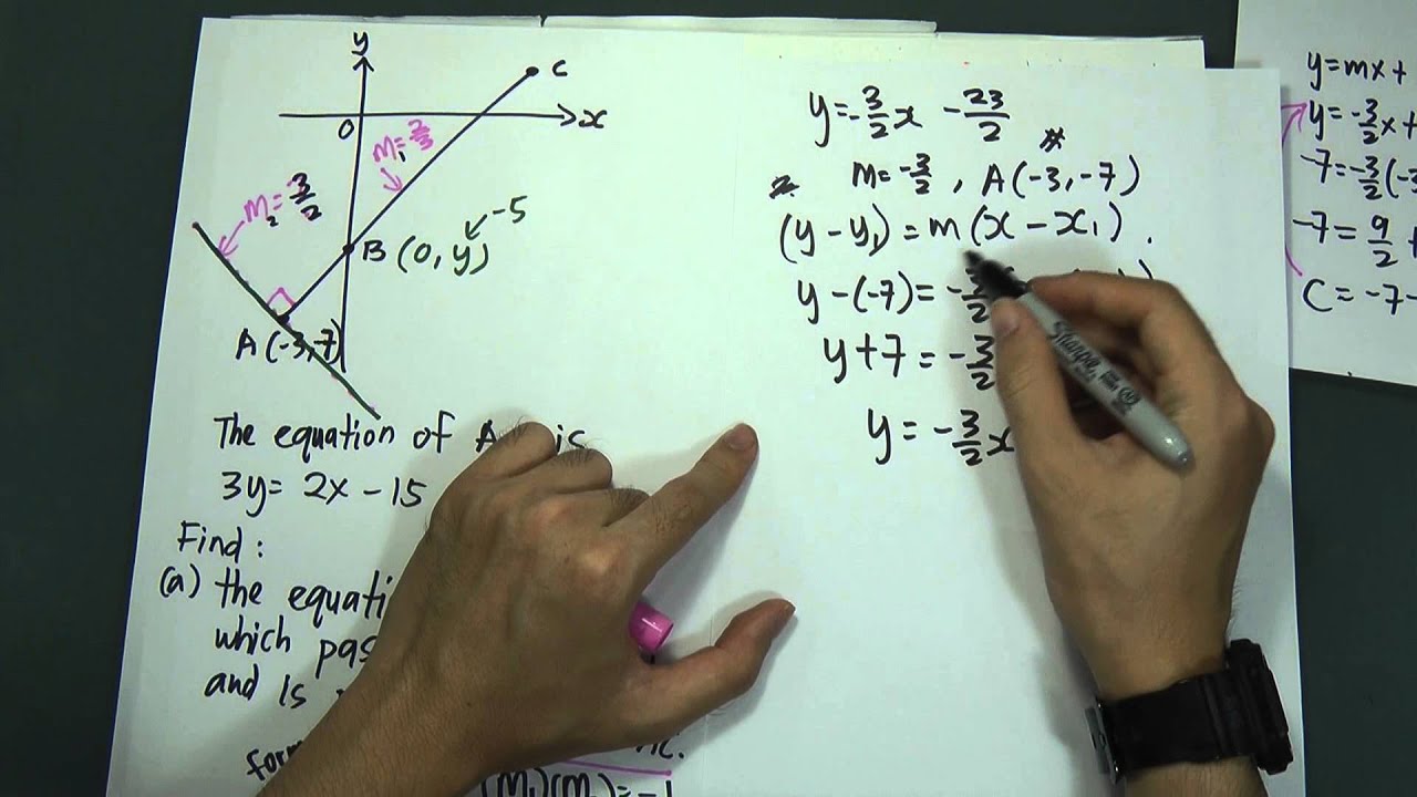 SPM - Form 4 - Add Maths - Geometry Coordinate 1