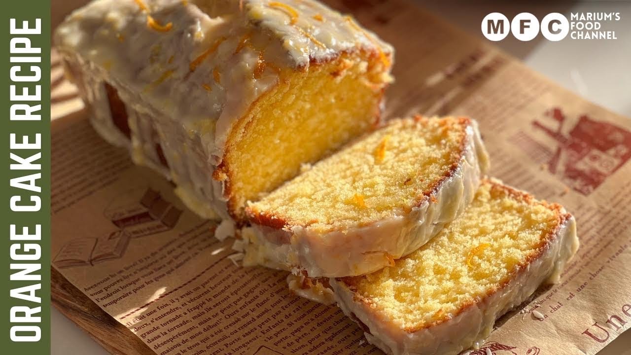 Orange Cake Recipe with Orange Glaze | Best Ever pound Cake #orangecake