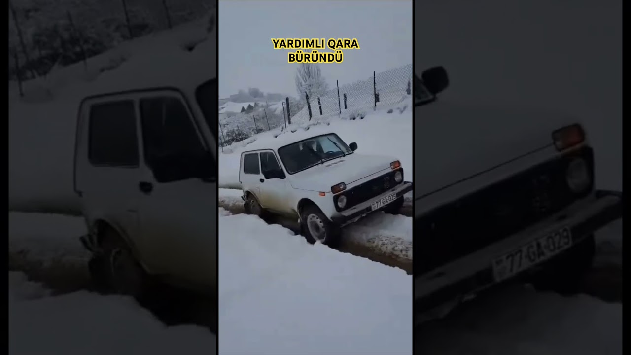 Yardımlınln Anzov kəndi ağ &ouml;rpəyə b&uuml;r&uuml;nd&uuml;