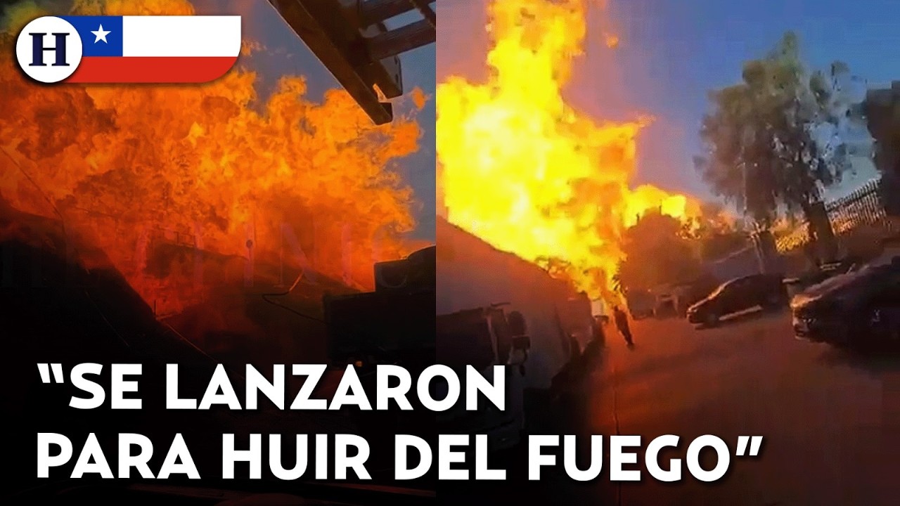 ¡Otra fuerte explosión de pipa! Así fue el momento de la tragedia en Chile que dejó 4 muertos