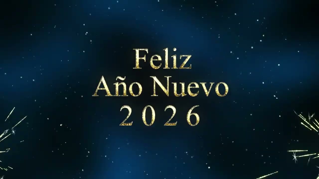 Feliz a&ntilde;o nuevo 2026 cuenta regresiva