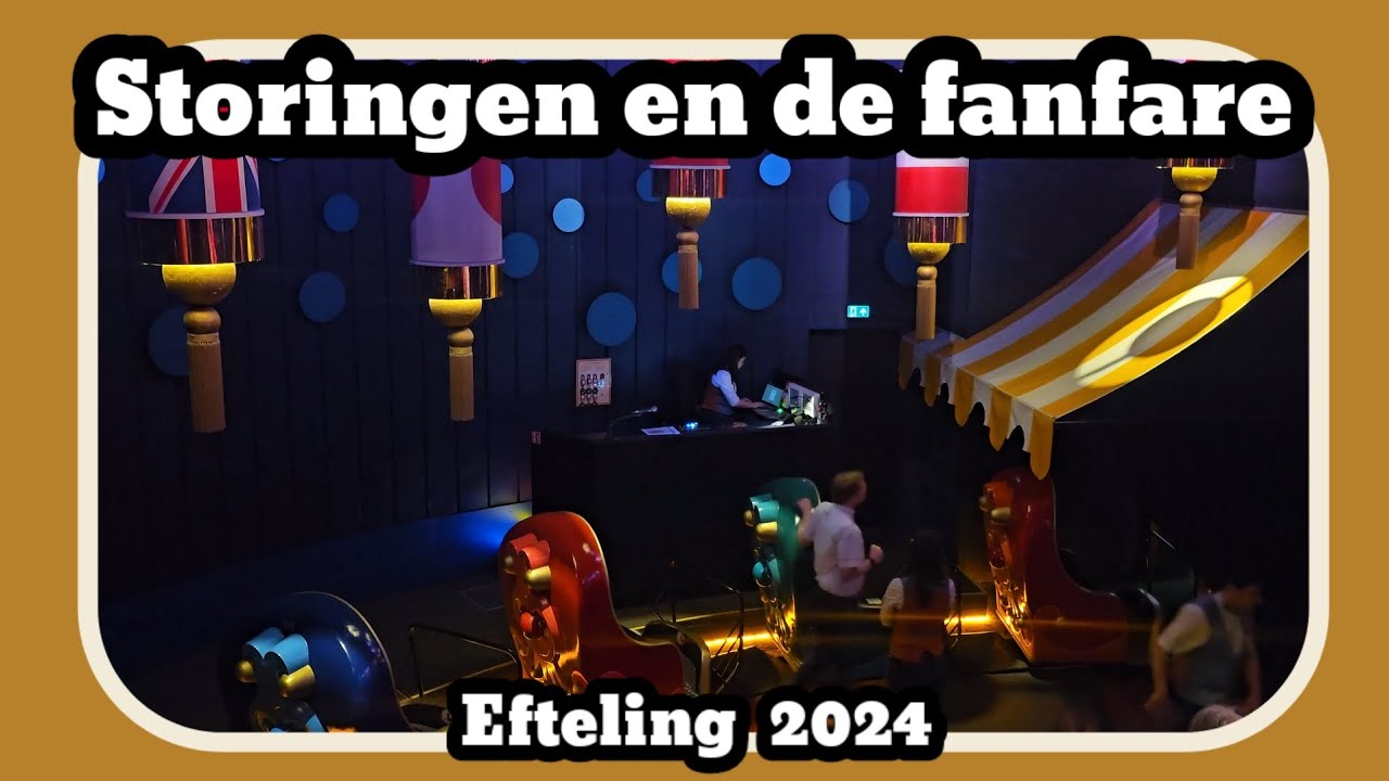 Storing en fanfare in carnaval festival [Efteling 2024]