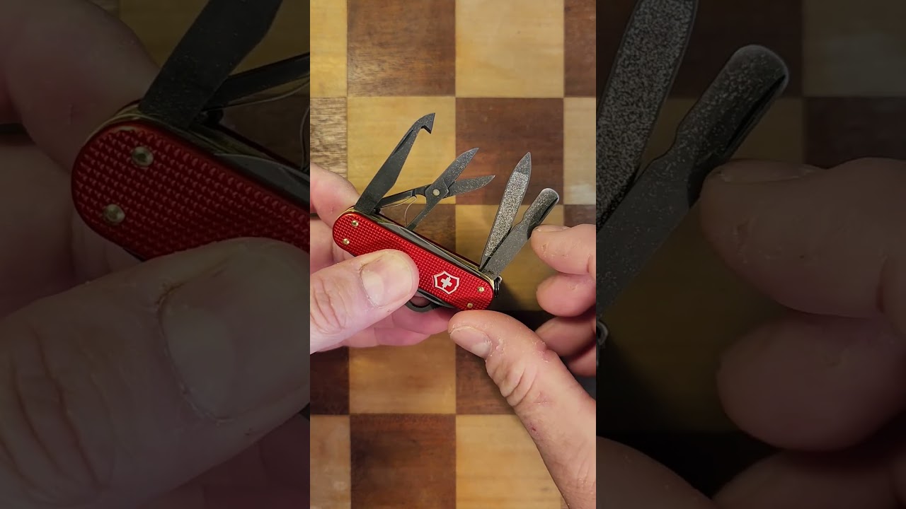 SAK Snap!  Custom Spydernox Swiss Army Knife #sakmod #swissarmyknife #victorinox #spydernox #edc