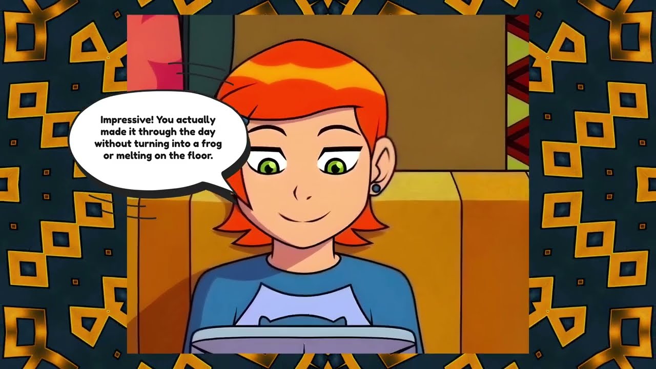 Gwen Likes the Watch&hellip; Maybe Too Much? | Ben 10 | Comic Dub | Unusual message 