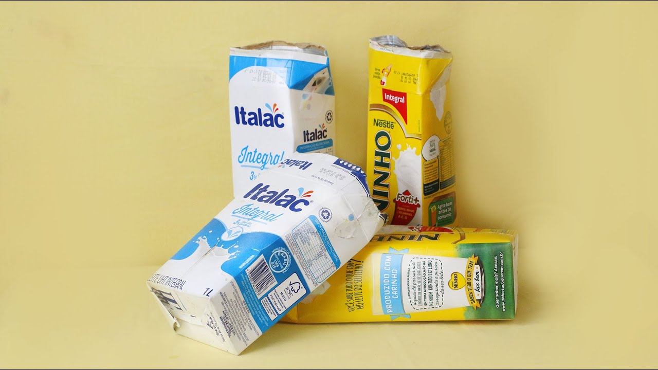 ARTESANATO | Ideias com caixa de leite