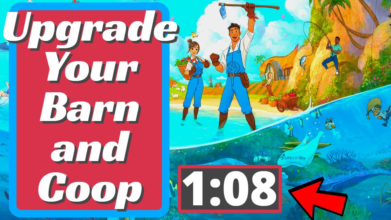 How to Upgrade Your Barn and Coop in Coral Island