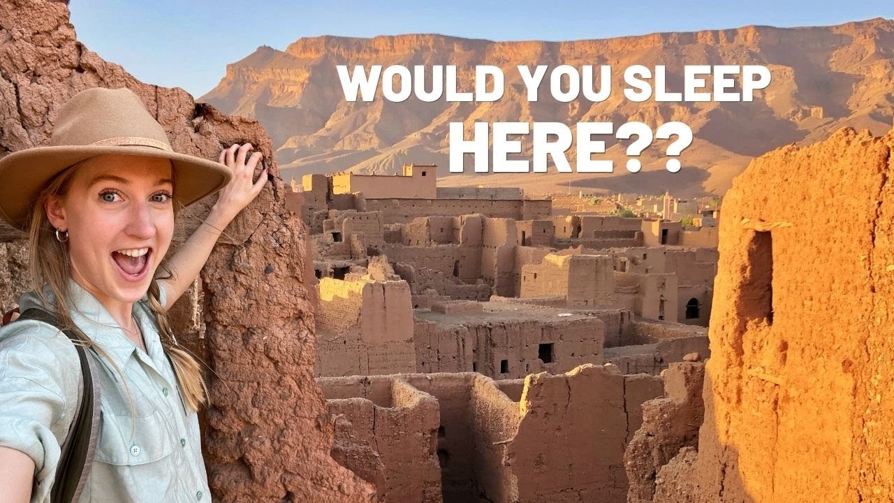 ULTIMATE off the beaten track ADVENTURE! Sleeping in a RUIN!? Draa Valley 