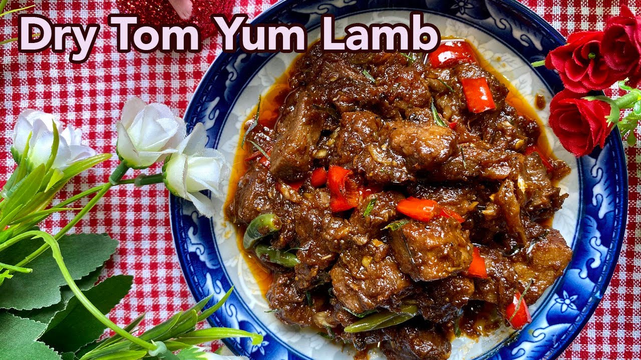 DRY TOM YUM LAMB STIR-FRY | Su's Cookbook