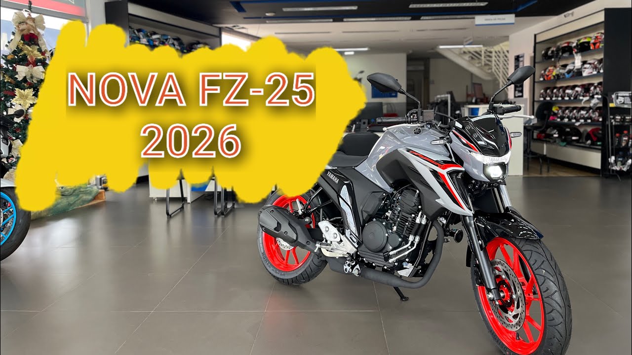 NOVA FAZER 250 2026 CINZA 