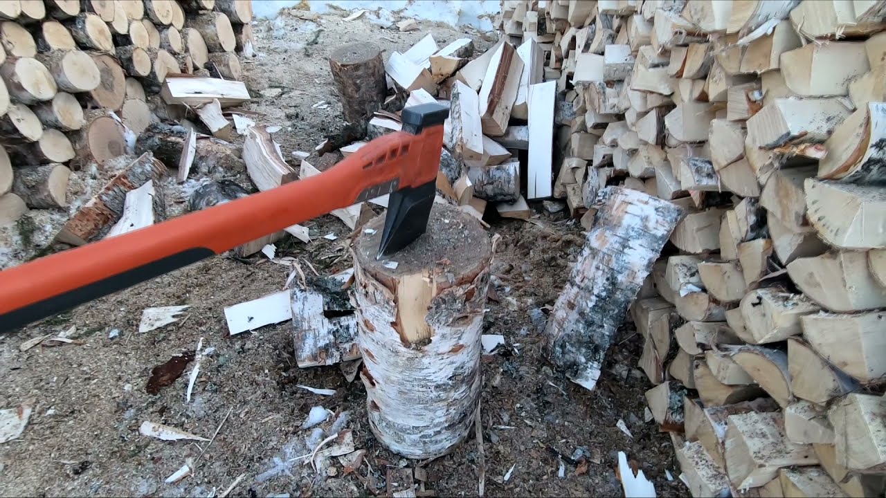 Колун Husqvarna S2800 VS САМОДЕЛЬНЫЙ ДЕДОВСКИЙ КОЛУН