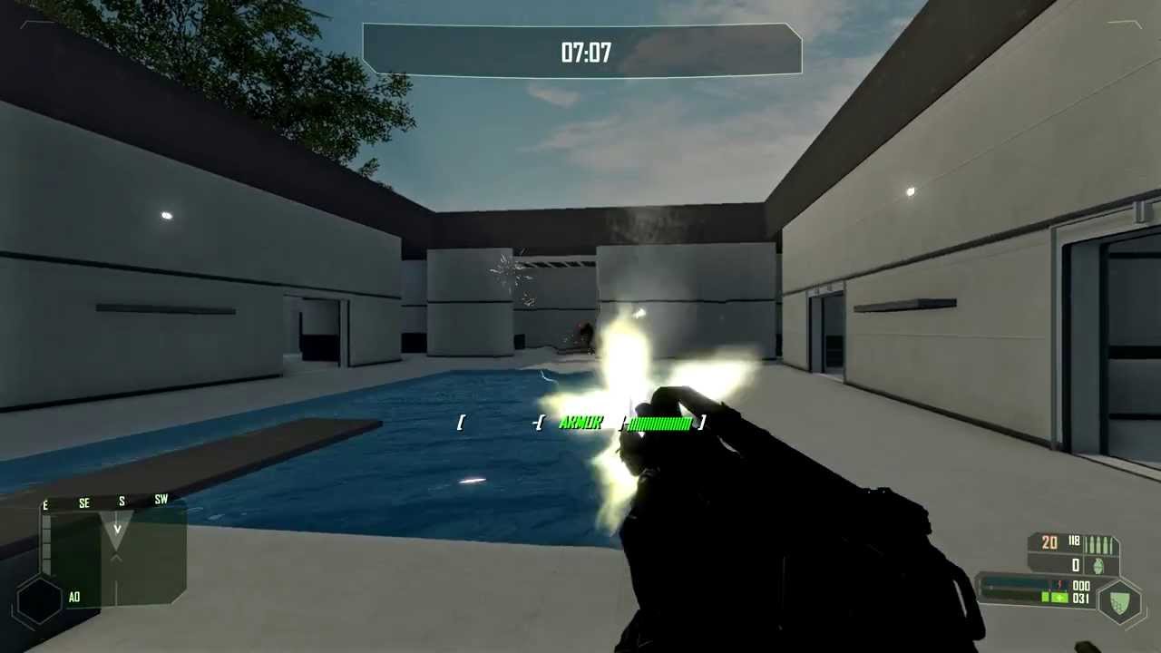 Crysis Wars gameplay maxed graphics lossless 1080p - PART 30 (Session 4) - One on one