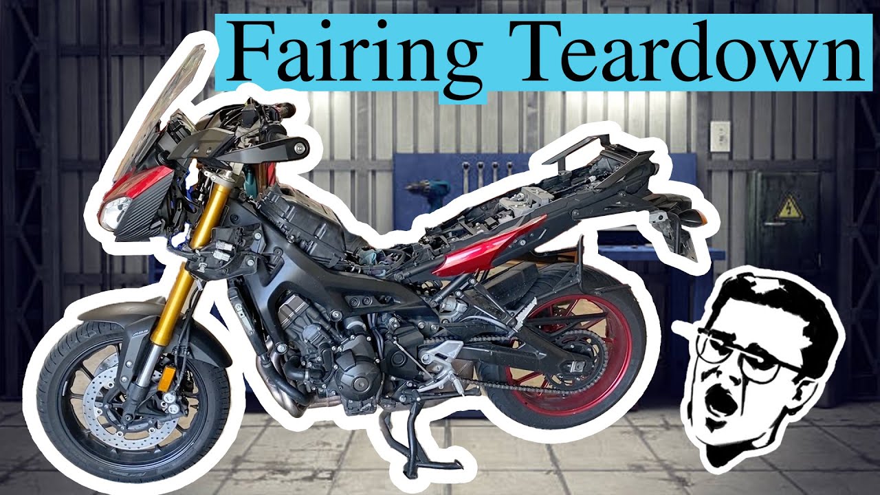 Инструкция по снятию топливного бака FJ09/Tracer 900 — снятие обтекателя