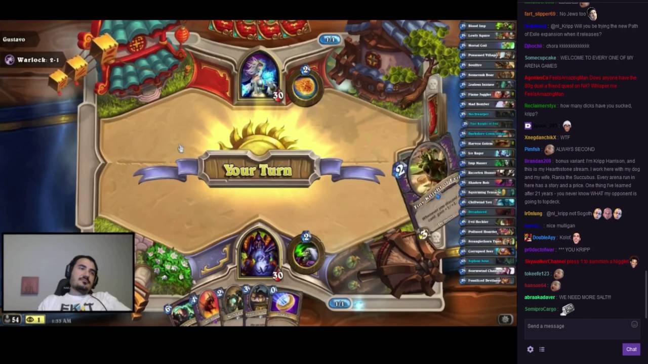 Hearthstone: Kripparrian - ARENA DEATHWING SAVE KRIPP!!