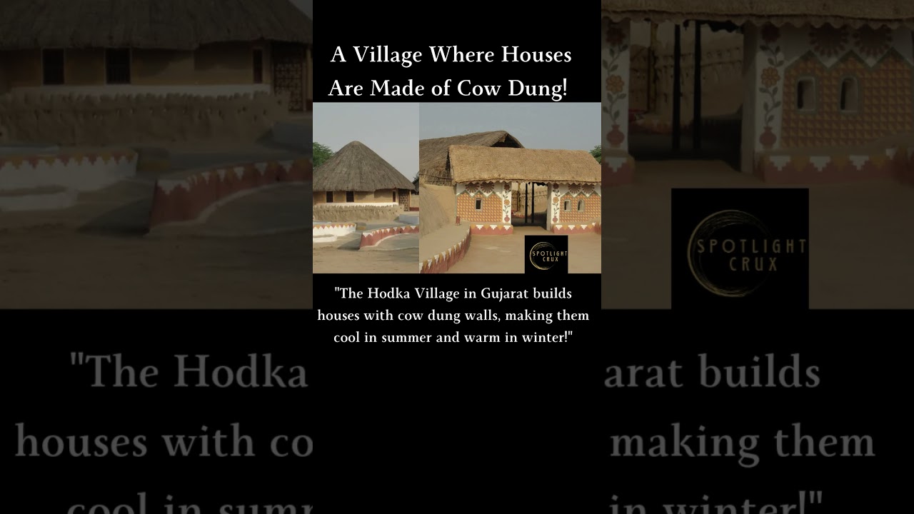 🏡 Hodka Village: The Secret of Cow Dung Houses in Gujarat! 🌿🔥