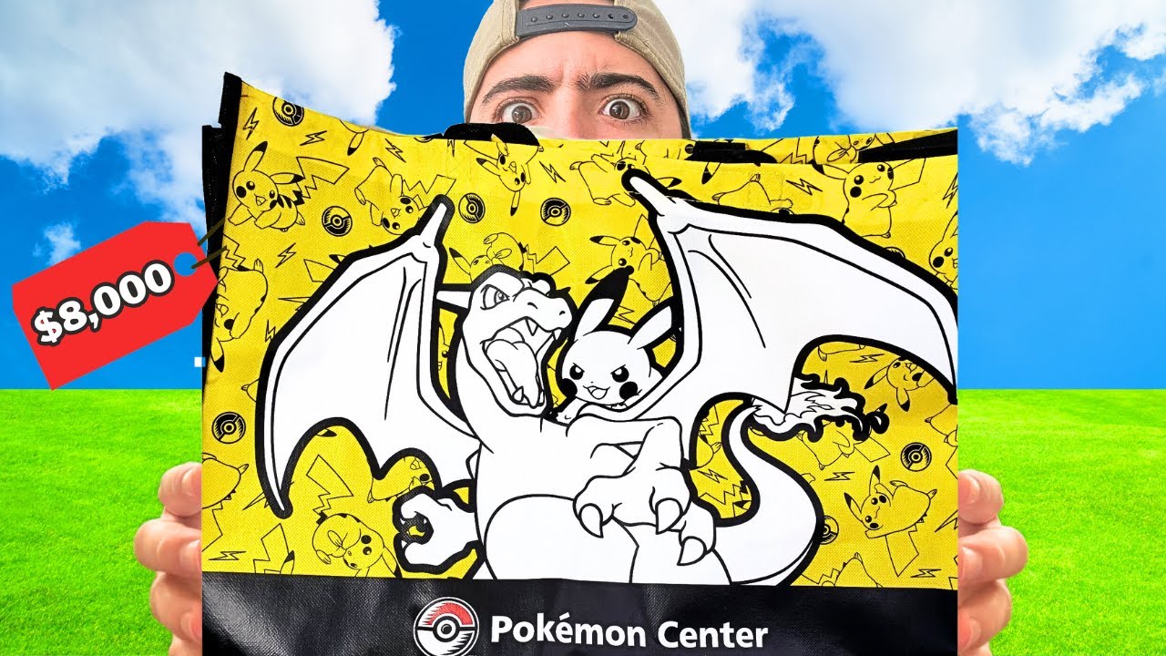 Abrí una Bolsa LLENA de Productos EXCLUSIVOS Pokemon! ($8,000+)