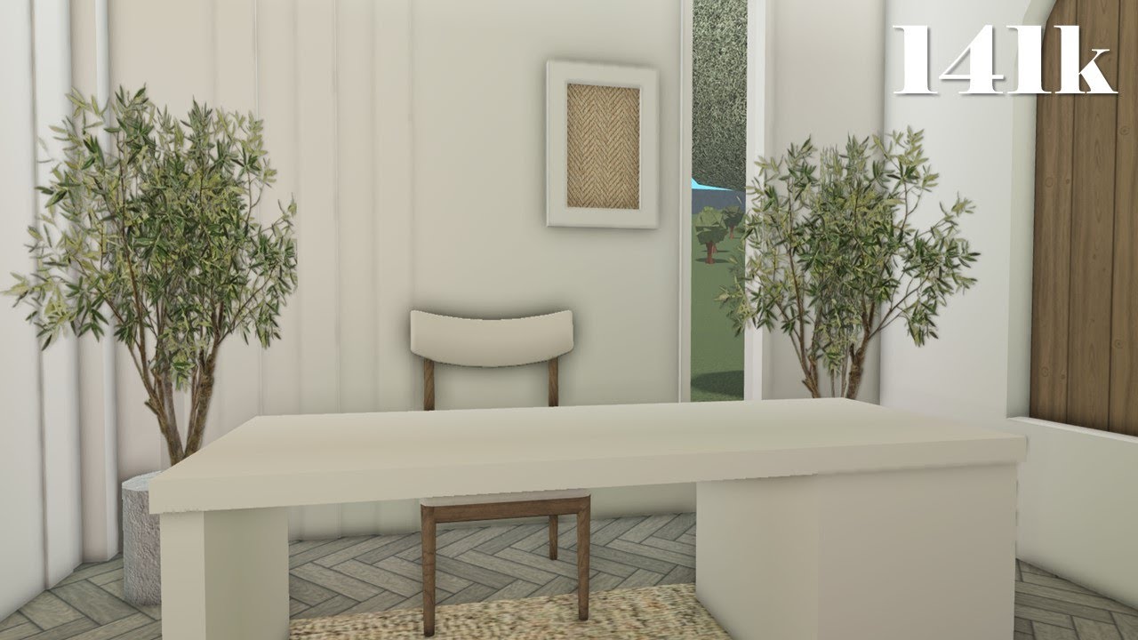 BLOXBURG: minimal one story suburban home 141k | Leqhhx