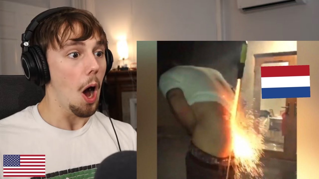 American Learns How to Survive Dutch Fireworks