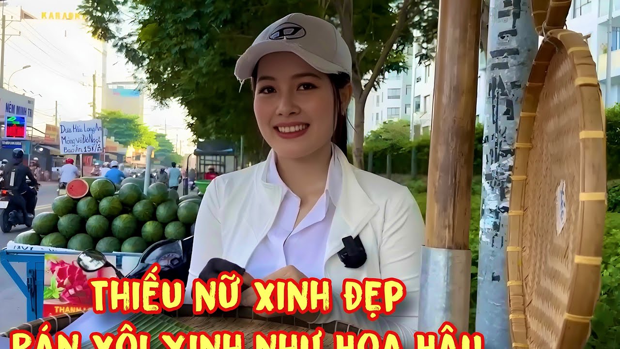 Thiếu nữ xinh đẹp bán xôi xinh như Hoa Hậu ai nhìn cũng mê