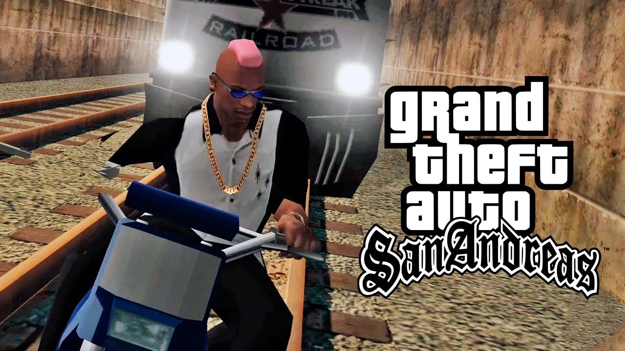 GTA San Andreas - #16: Siga o CJ, trem!