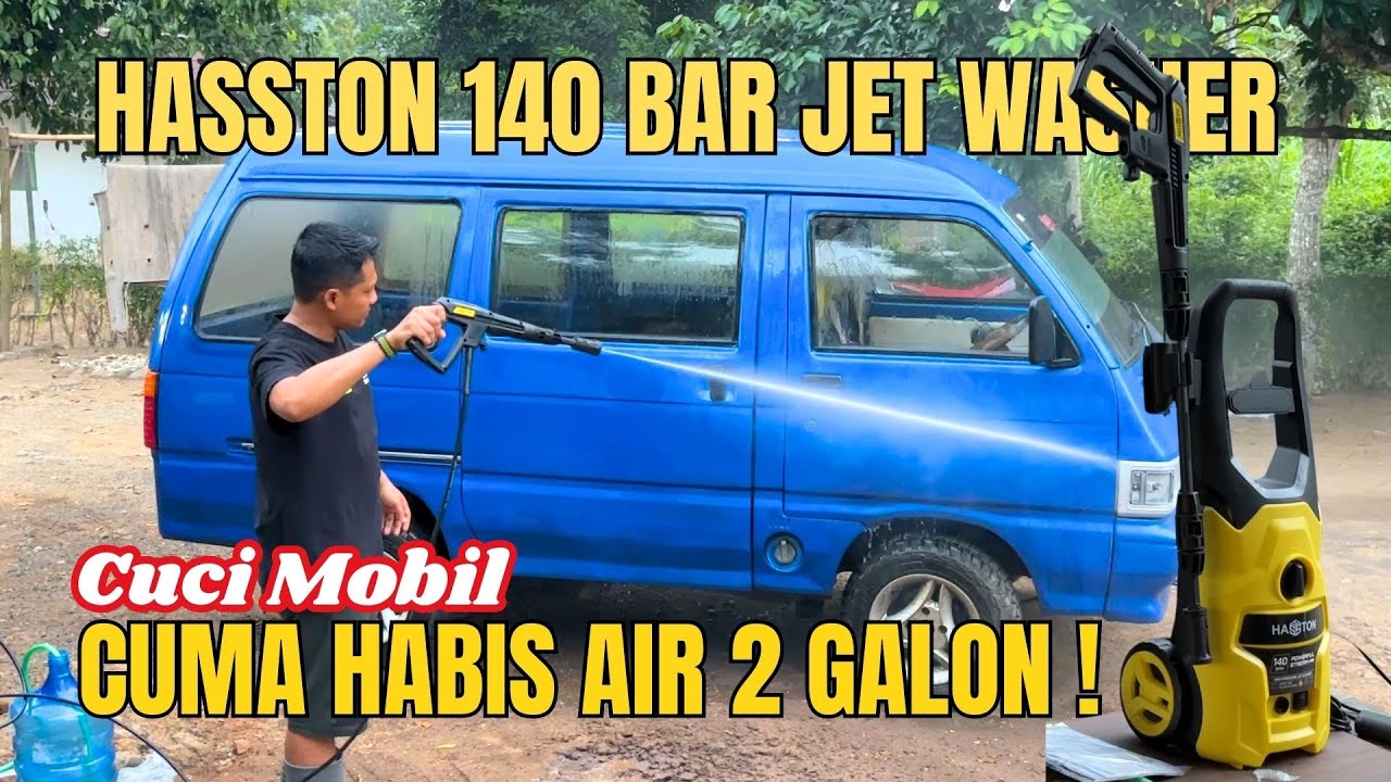 Jet Washer Bertenaga tapi Irit Air ⁉️ HASSTON 140 Bar Jet Cleaner