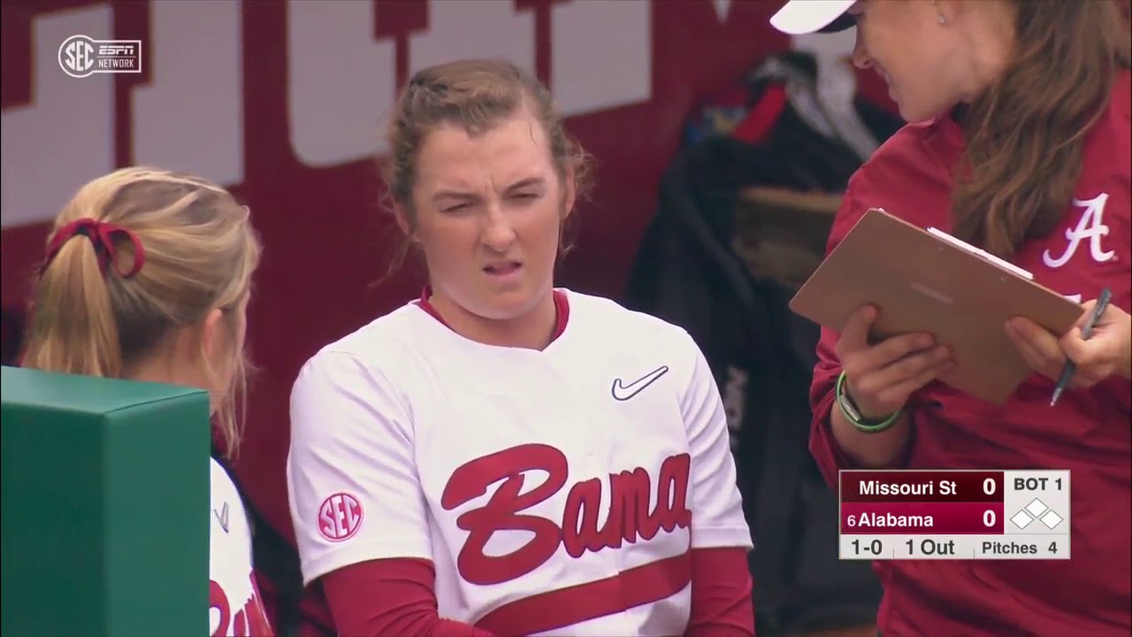 NCAA Softball 2019 | Missouri State vs  #6 Alabama (Feb.22)