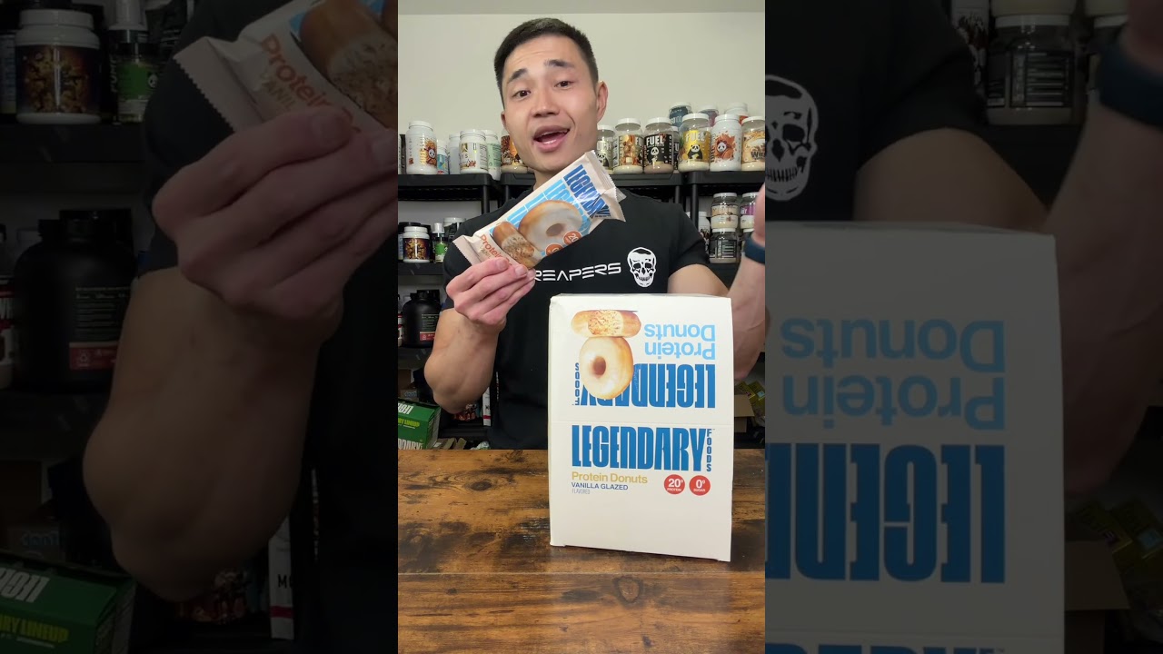 Новые протеиновые пончики от Legendary Foods.