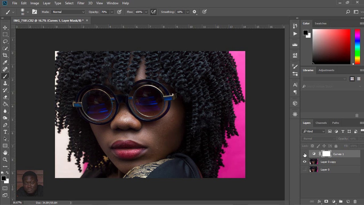 Photoshop CC 2018 How to Create a Cinematic Matte Effect on Images