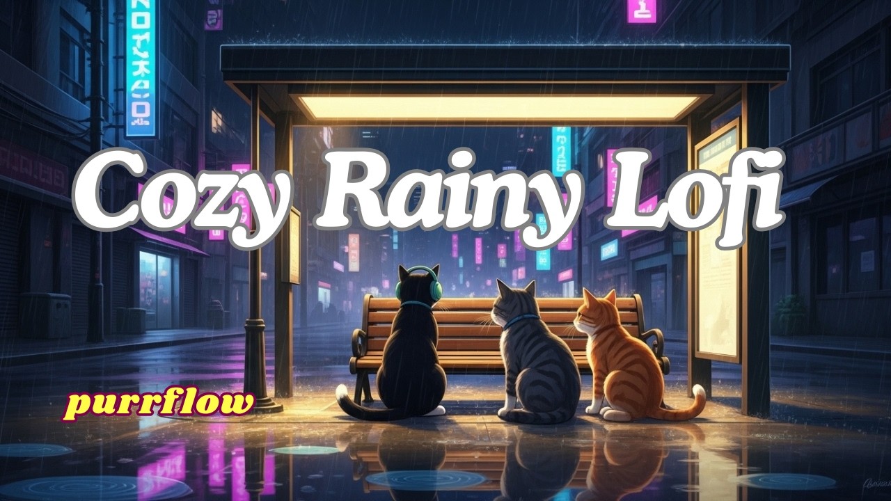 it's just rain. 🐾 lofi beats with rain for deep focus, studying, coding  | lofi no ads
