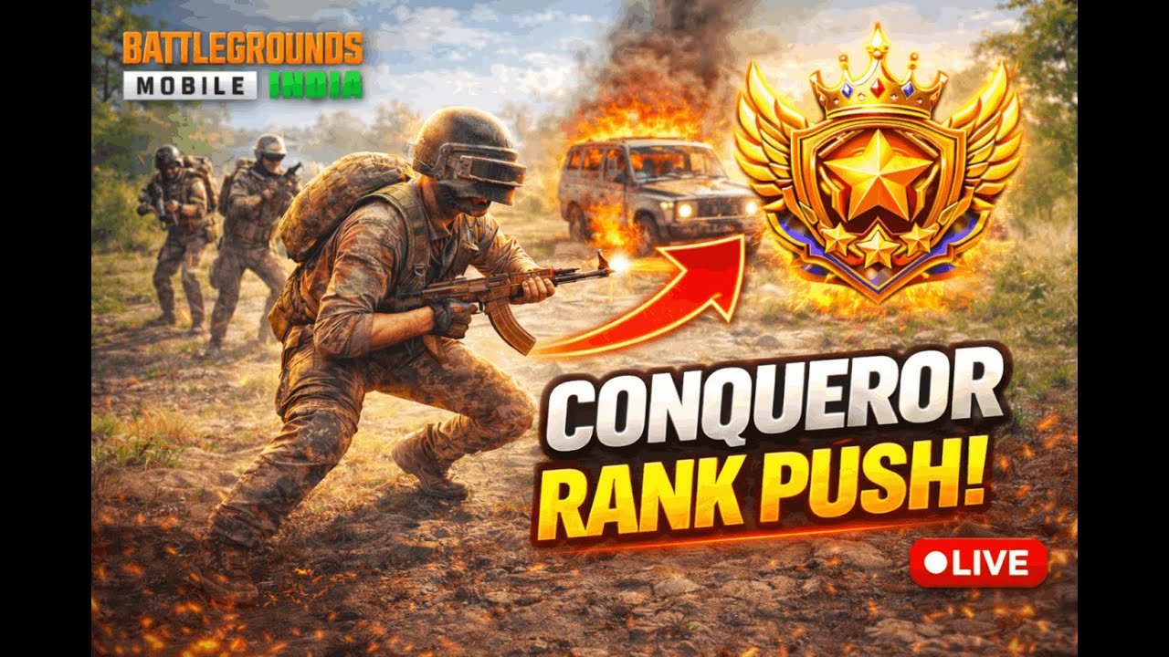 BGMI LIVE | CONQUEROR RANK PUSH