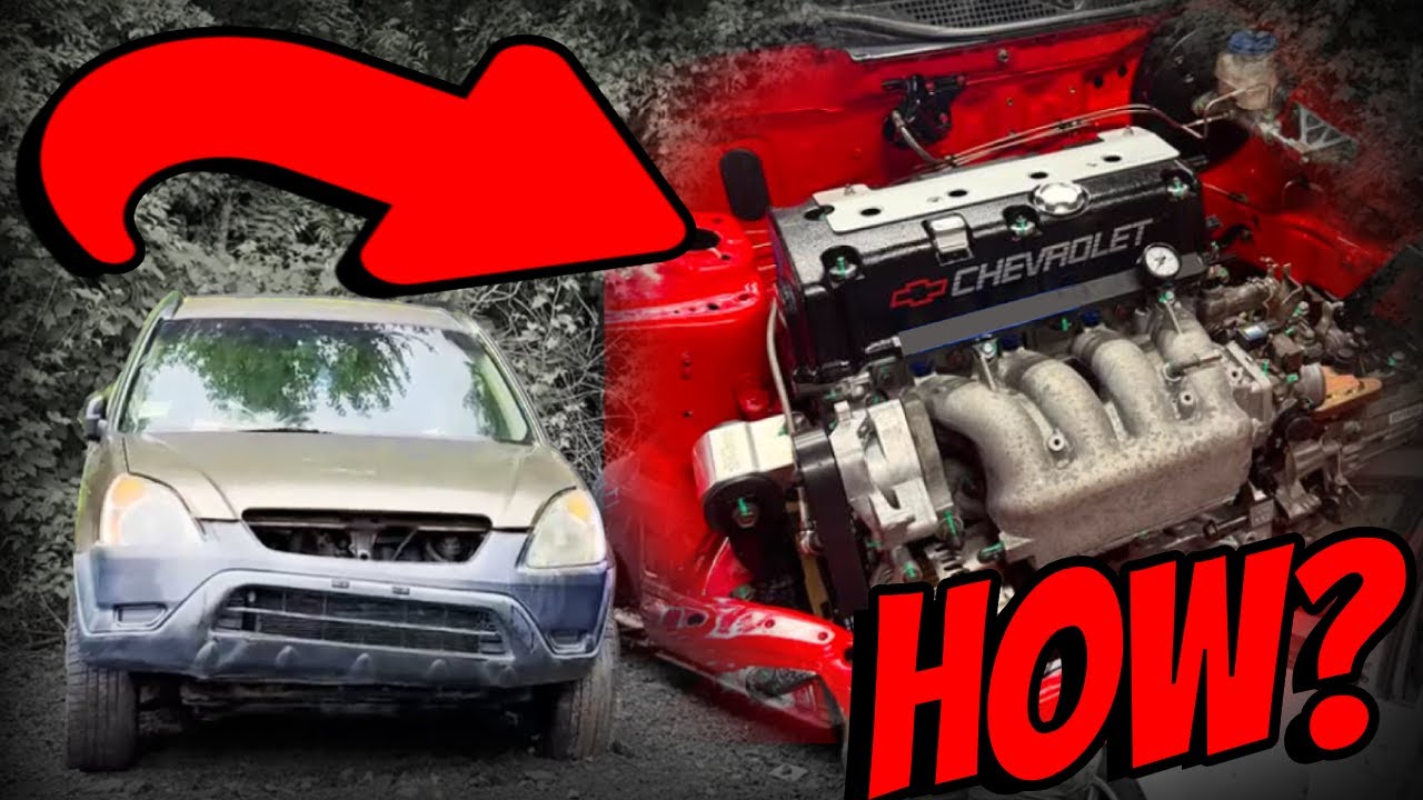 Pulling a Free K24 from a Wrecked Car