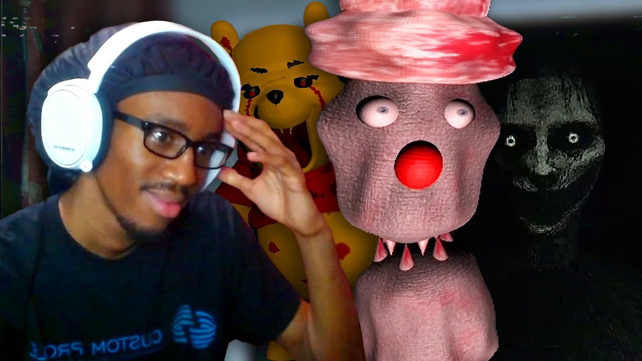 MOOSHIE IS BACK WITH SOME FRIENDS | 3 Random Horror Games