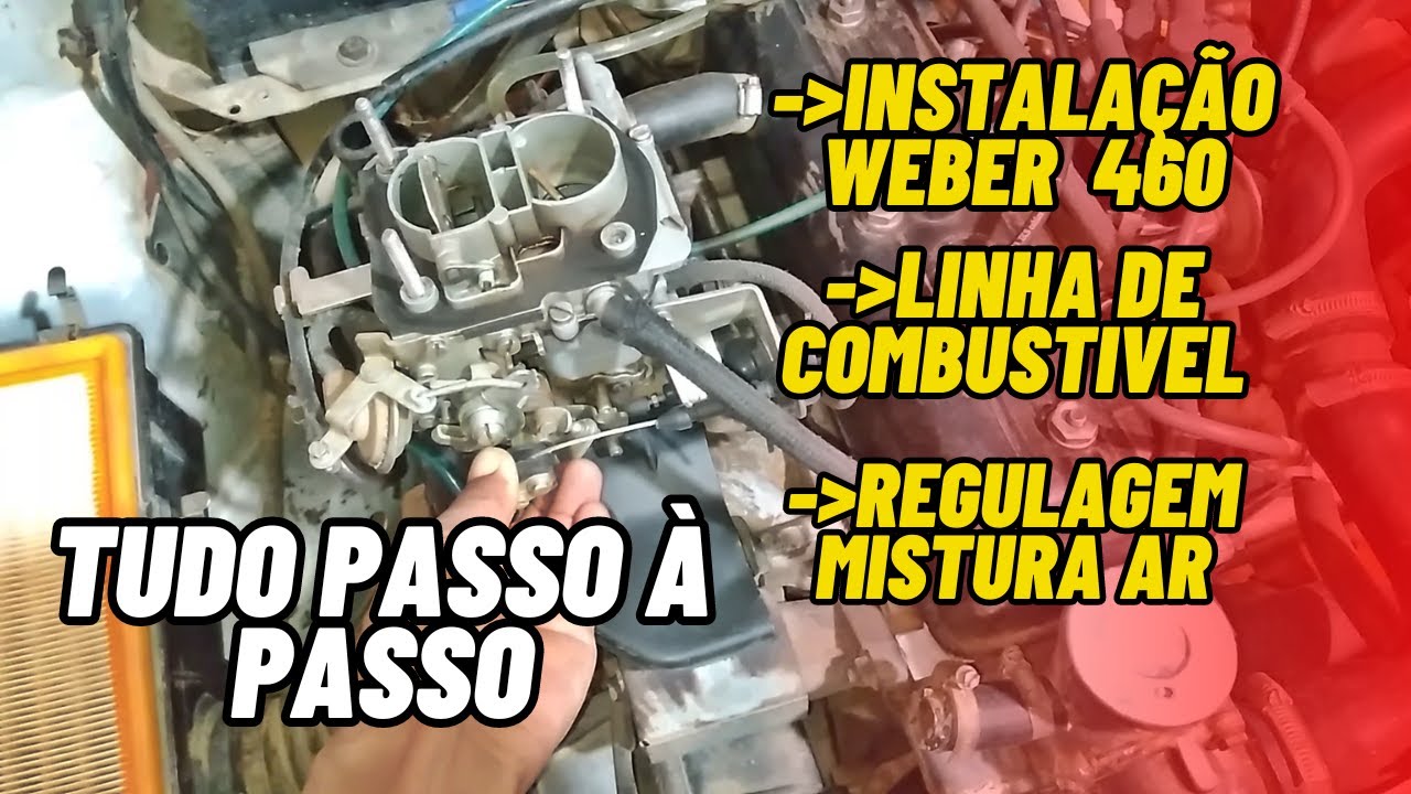 Como Regular o Carburador Weber 460 — Mistura, Ar, Combustível e Partida Rápida!