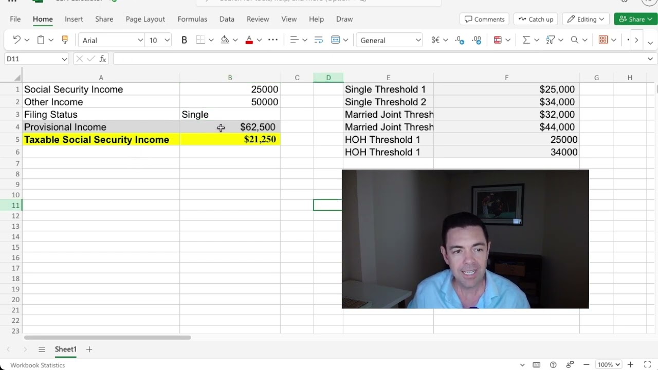 How To Calculate the Taxable Portion of Your Social Security Income.