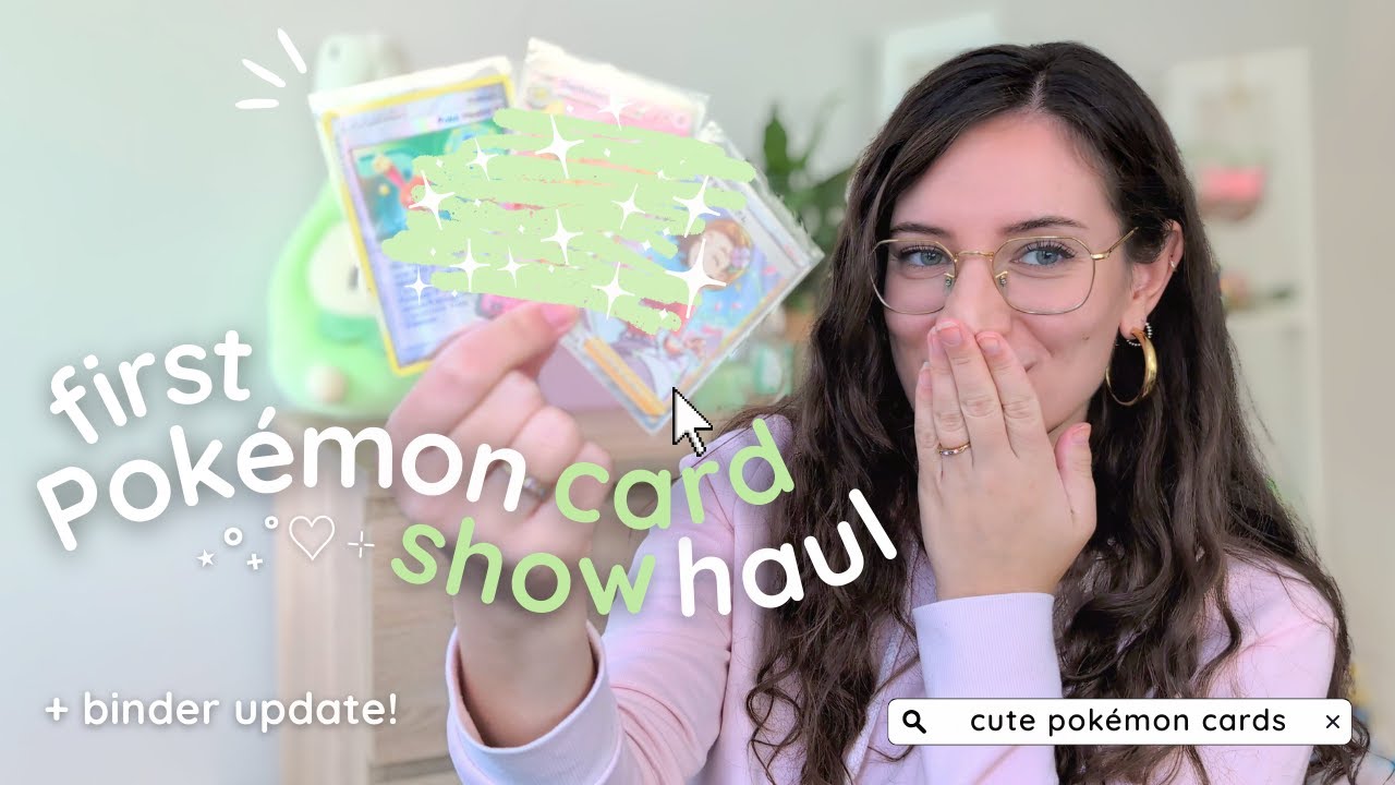 My first Pok&eacute;mon card show haul! ✿˖&deg; 𐙚 ₊˚ + cute Pok&eacute;mon binder update