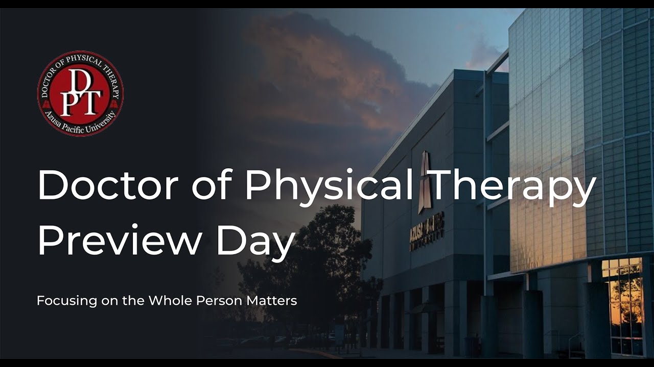 APU's Doctor of Physical Therapy Preview Day with Dr. Michael Wong - 2023