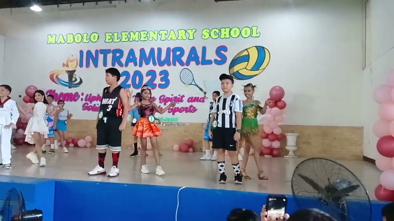 production number Ms & Mr Intramurals 2023 At Mabolo Elementary School