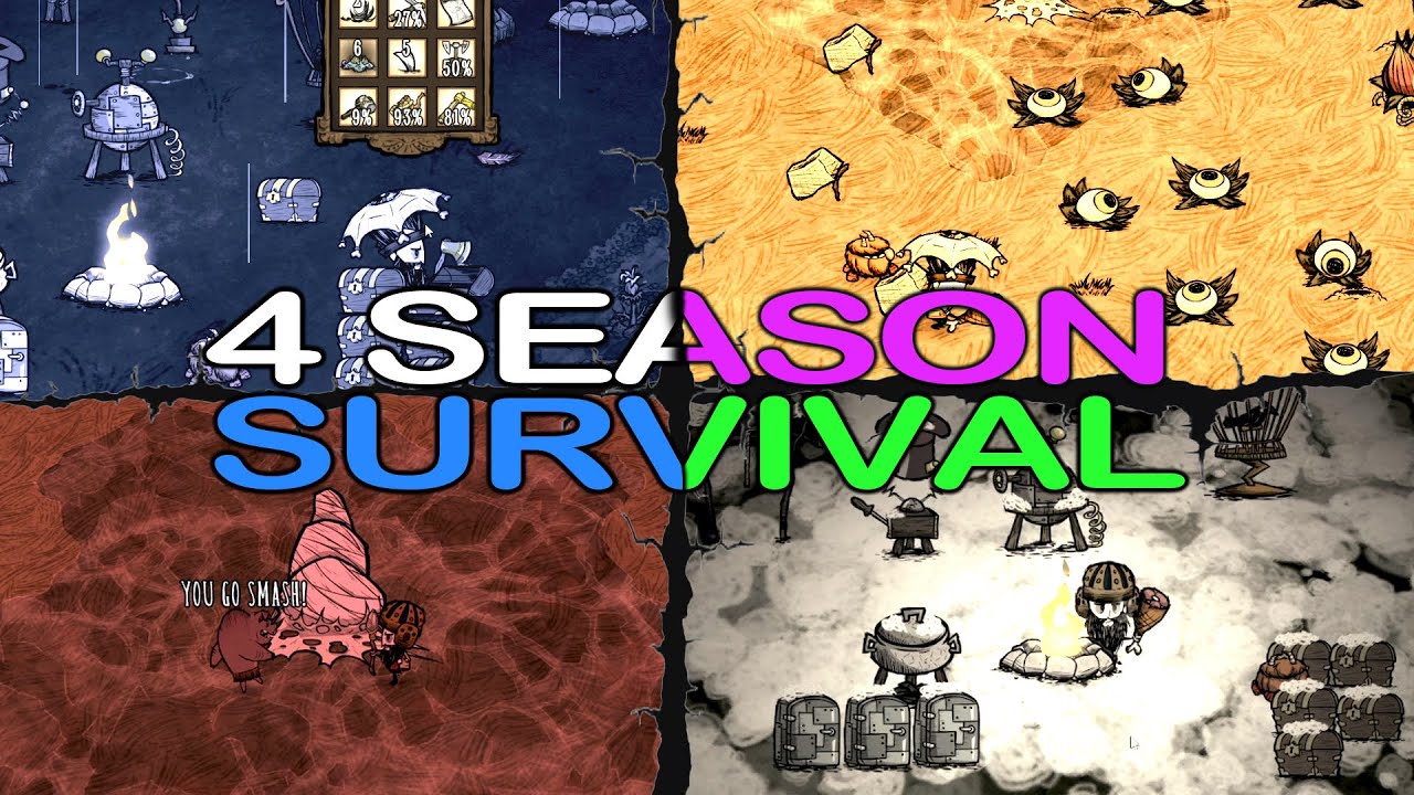 Don't Starve Together (solo) :: ALL Seasons Survival :: NO Commentary