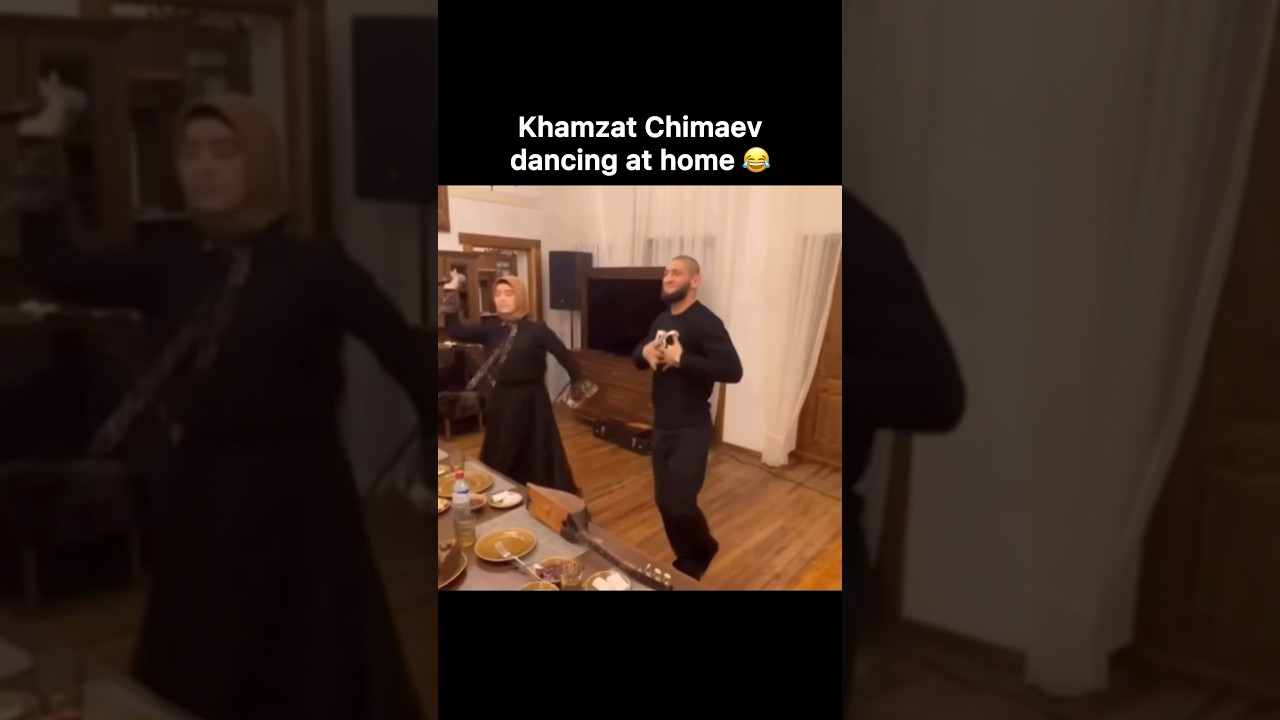 Khamzat dancing at home 😂