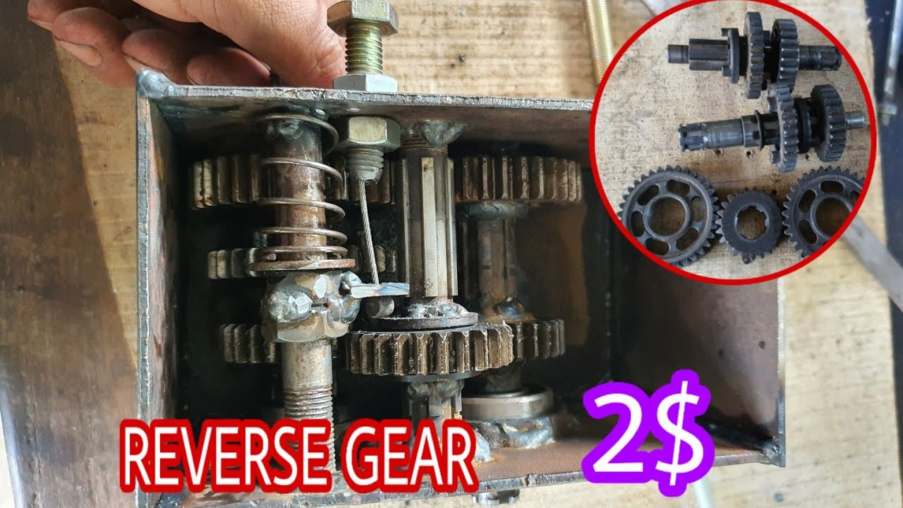 HOW TO MAKE REVERSE GEAR BOX FOR GOKART