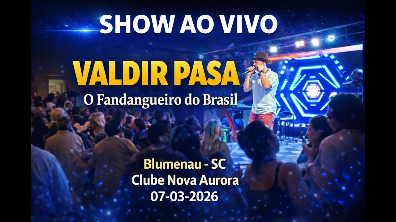 Valdir Pasa - Anjo azul Blumenau Clube Nova Aurora 07-03-2026